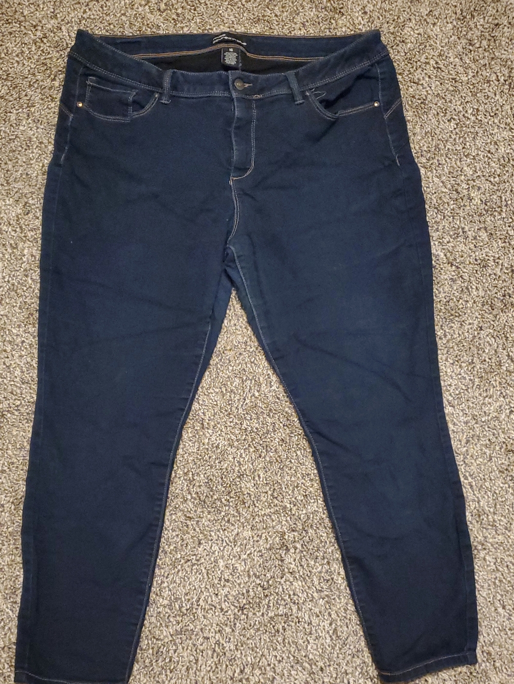 Women’s Dark Blue Jeggings - Comfortable Stretch Denim
